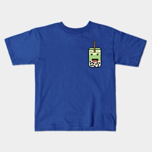 Matcha Bubble Tea Kids T-Shirt